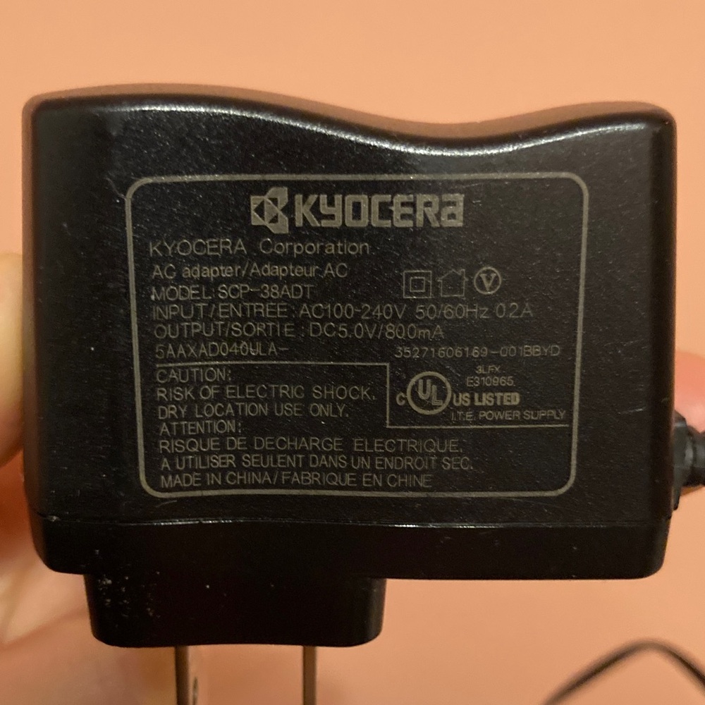 Free Kyocera Adapter Charger